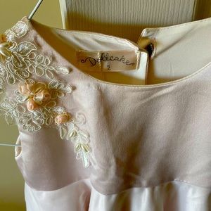 Dollcake dress new worn once for photo. Beautiful pale pink